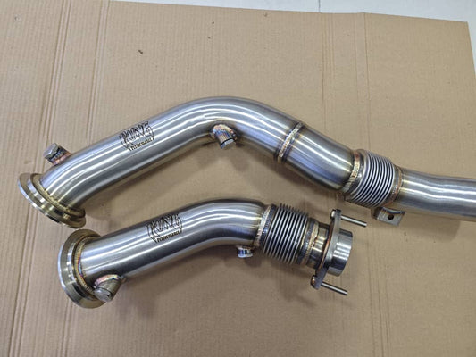 Rvng S55 catless racing downpipes